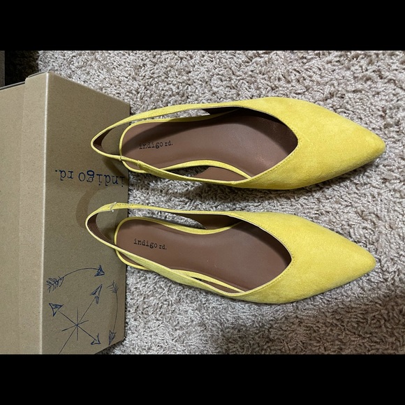 indigo rd. Lemon Ballet Flats - Picture 3 of 4